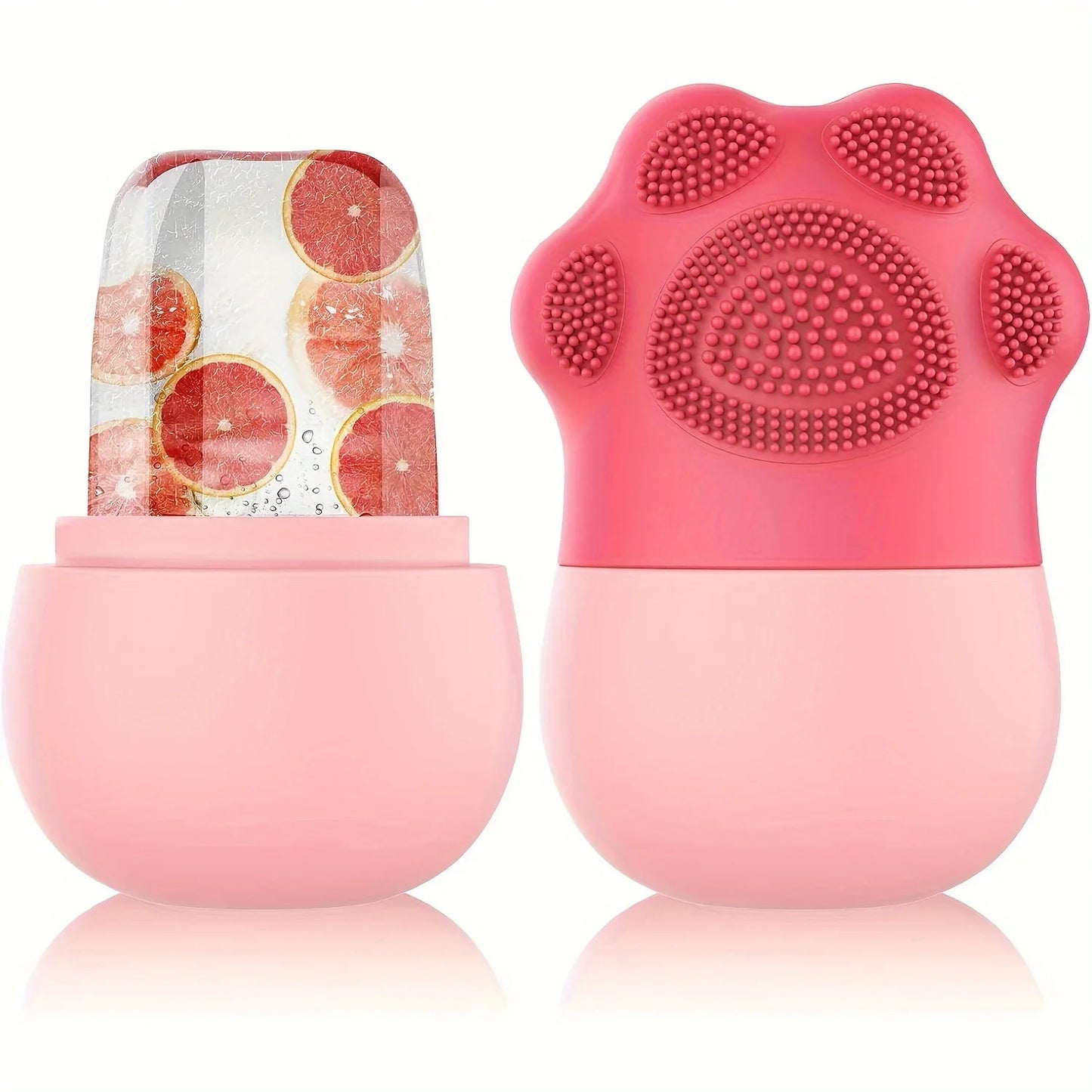 Roller facial/ rolă facială cu gheață pentru îngrijirea pielii - Reduce umflarea ochilor și masează fața - Răsfățul zilnic al tenului tău!